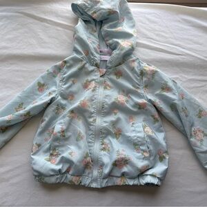 Floral Kids Jacket with Hood